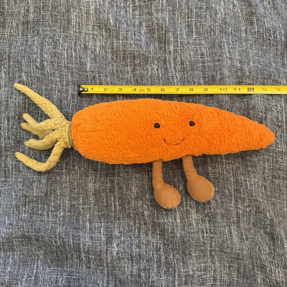 Jellycat Amusable Carrot Orange Soft Toy Plush Retired Rare Discontinued - Picture 6 of 6
